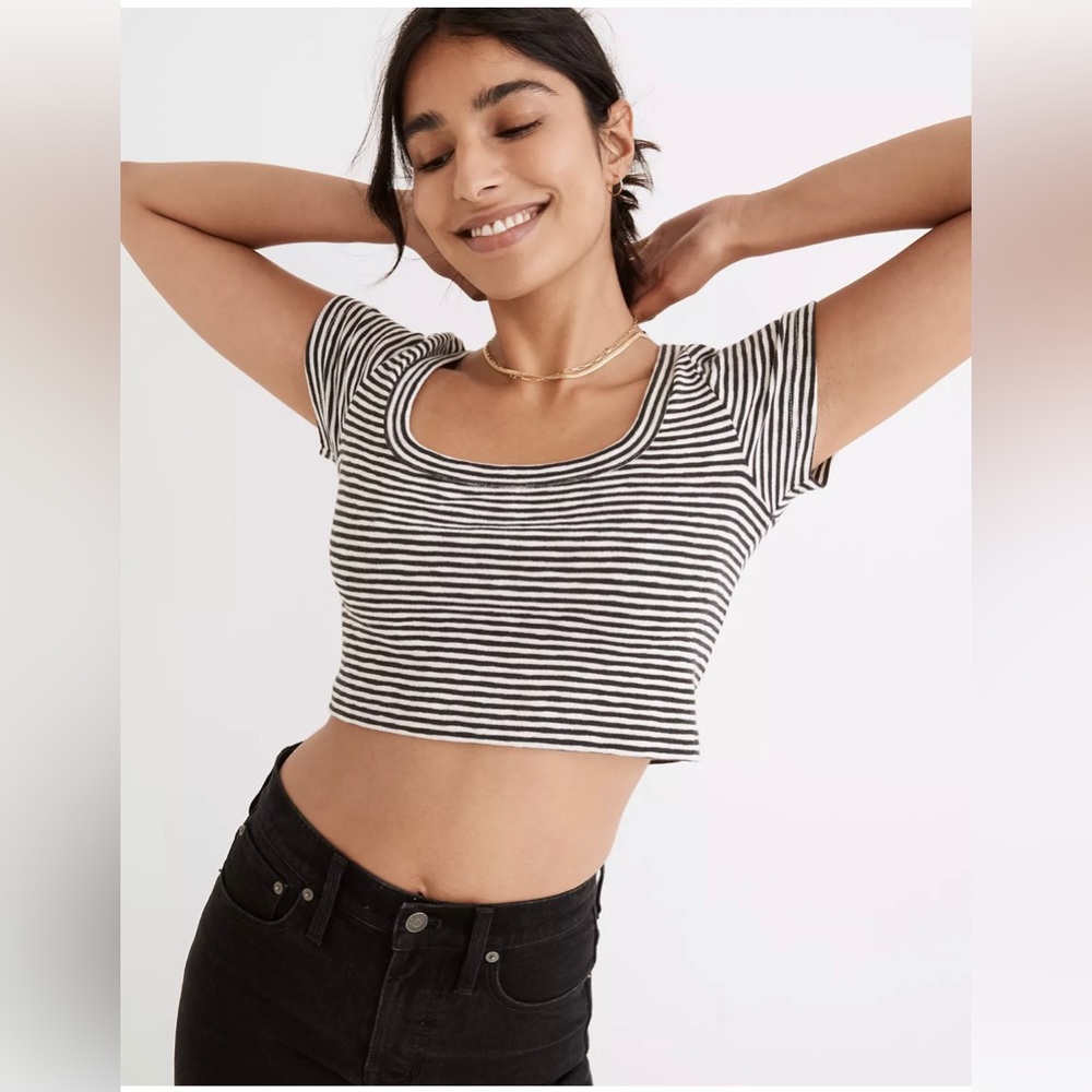 NWT Madewell Westville Crop Tee